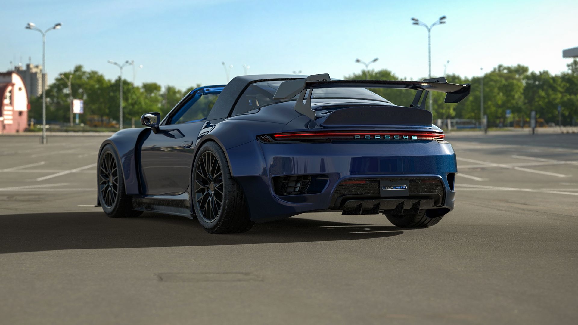 Porsche 911 E Rendering