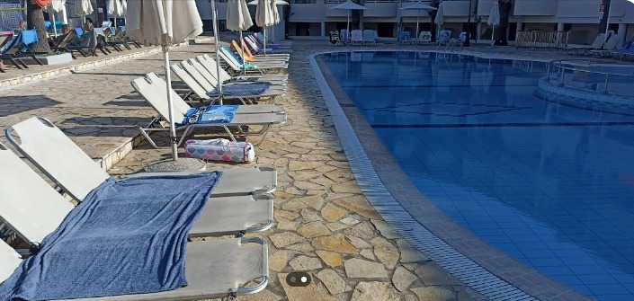 A holidaymaker was left infuriated after every single lounger was gone by 7am