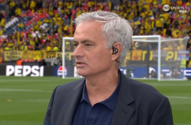 Jose Mourinho discussing Jadon Sancho's struggles at Manchester United