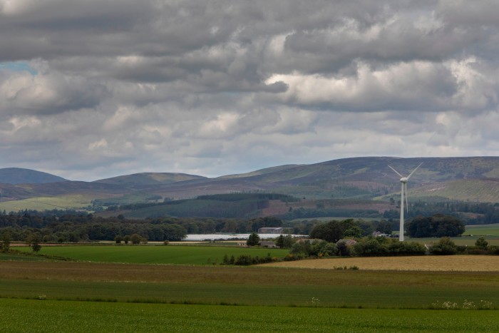 The beautiful landscape of the Grampian mountains