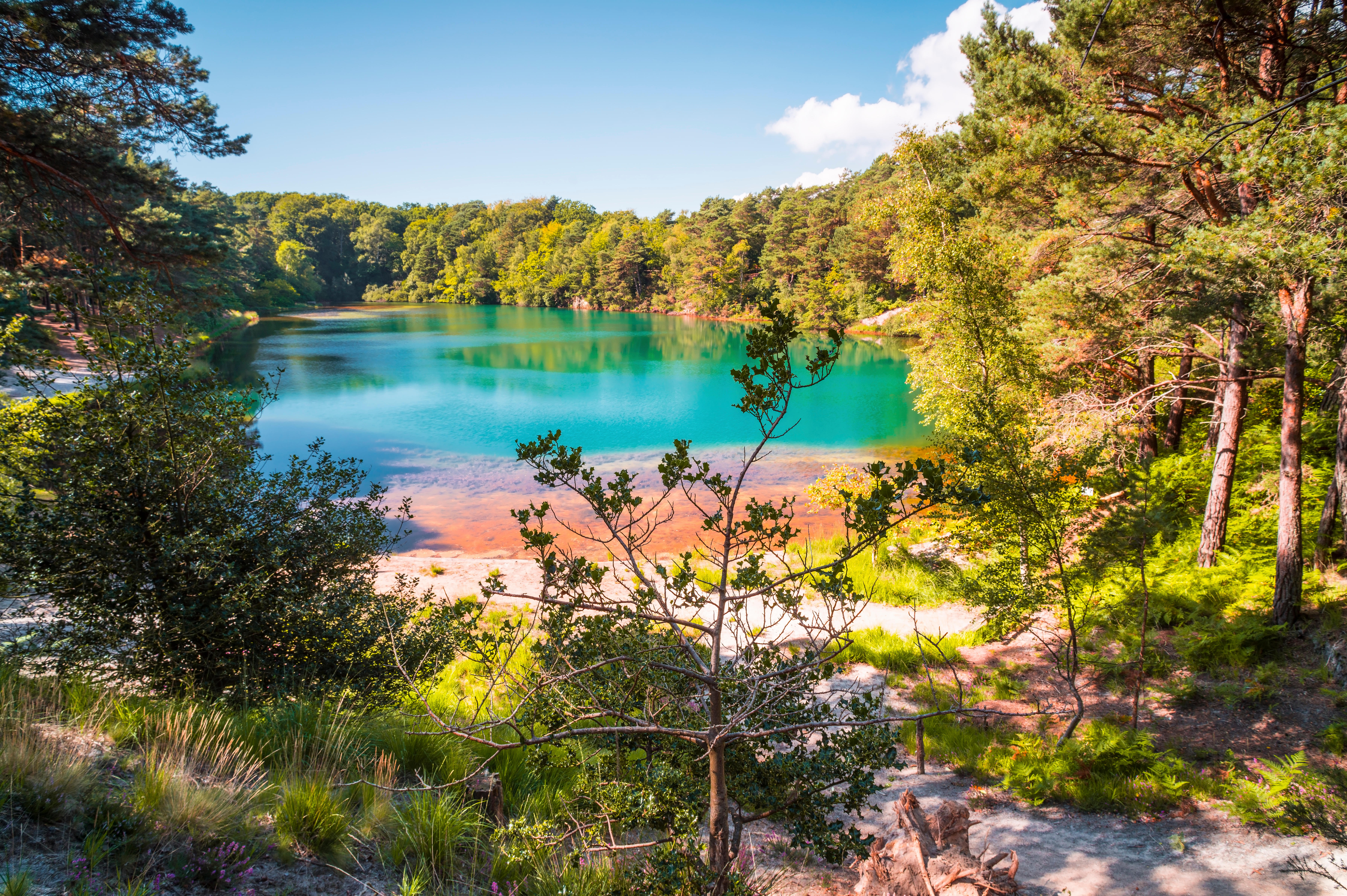 The Blue Pool in the UK has left even locals speechless as they discovered the hidden gem