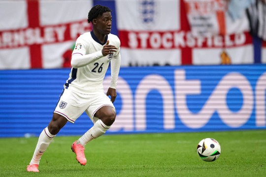 England star Kobbie Mainoo at Euro 2024