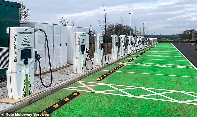 The remaining 12 devices are supplied by Electric Highway in partnership with Ecotricity and Gridserve