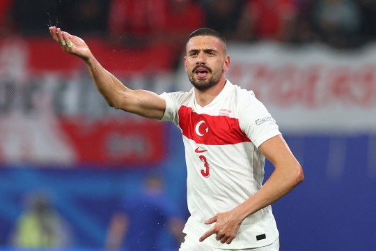 Merih Demiral scored twice in Turkey's impressive win