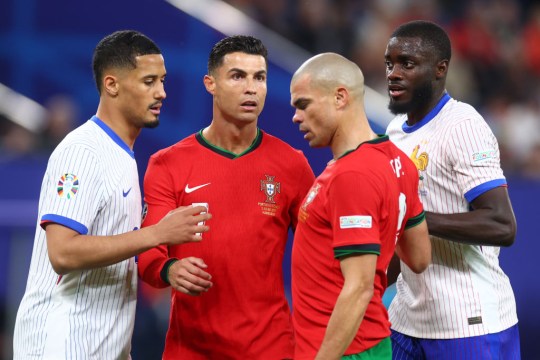 William Saliba, Cristiano Ronaldo, Pepe and Dayot Upamecano