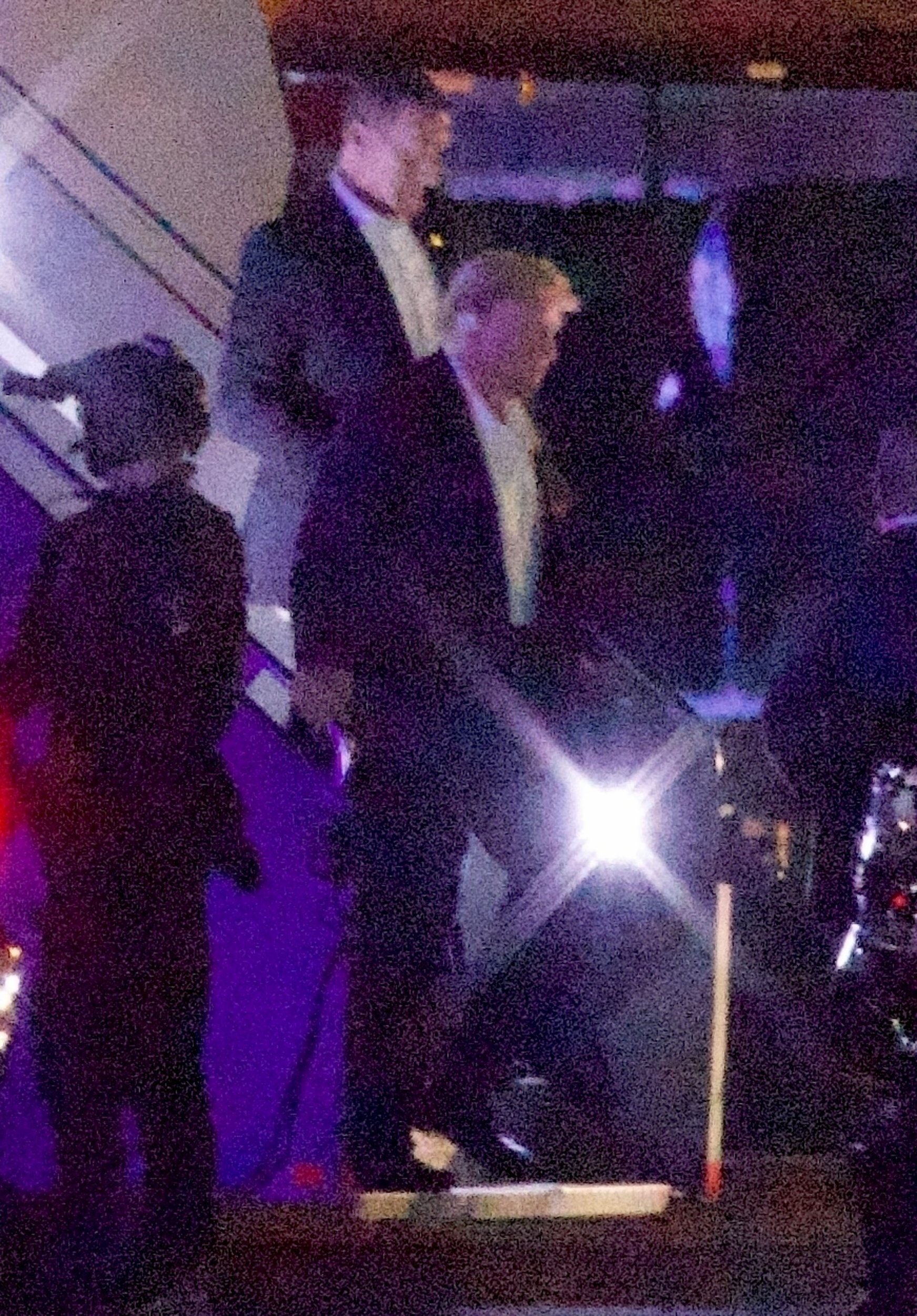 Trump was seen with bandages on his head hours after the shooting