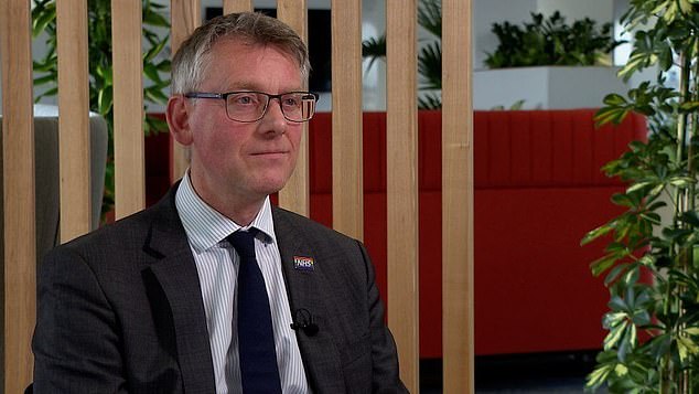 NHS Providers chief executive Sir Julian Hartley (pictured) said that long waits had 'far-reaching implications' for a child's social development and educational attainment