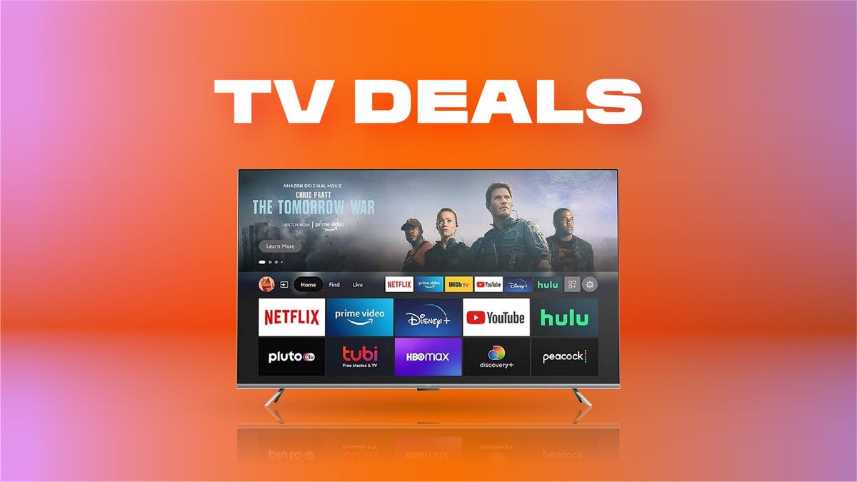 an Amazon smart TV with the words TV Deals