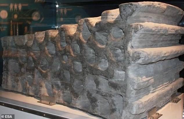 This 1.5 tonne building block was produced as a demonstration of 3D printing techniques using lunar soil