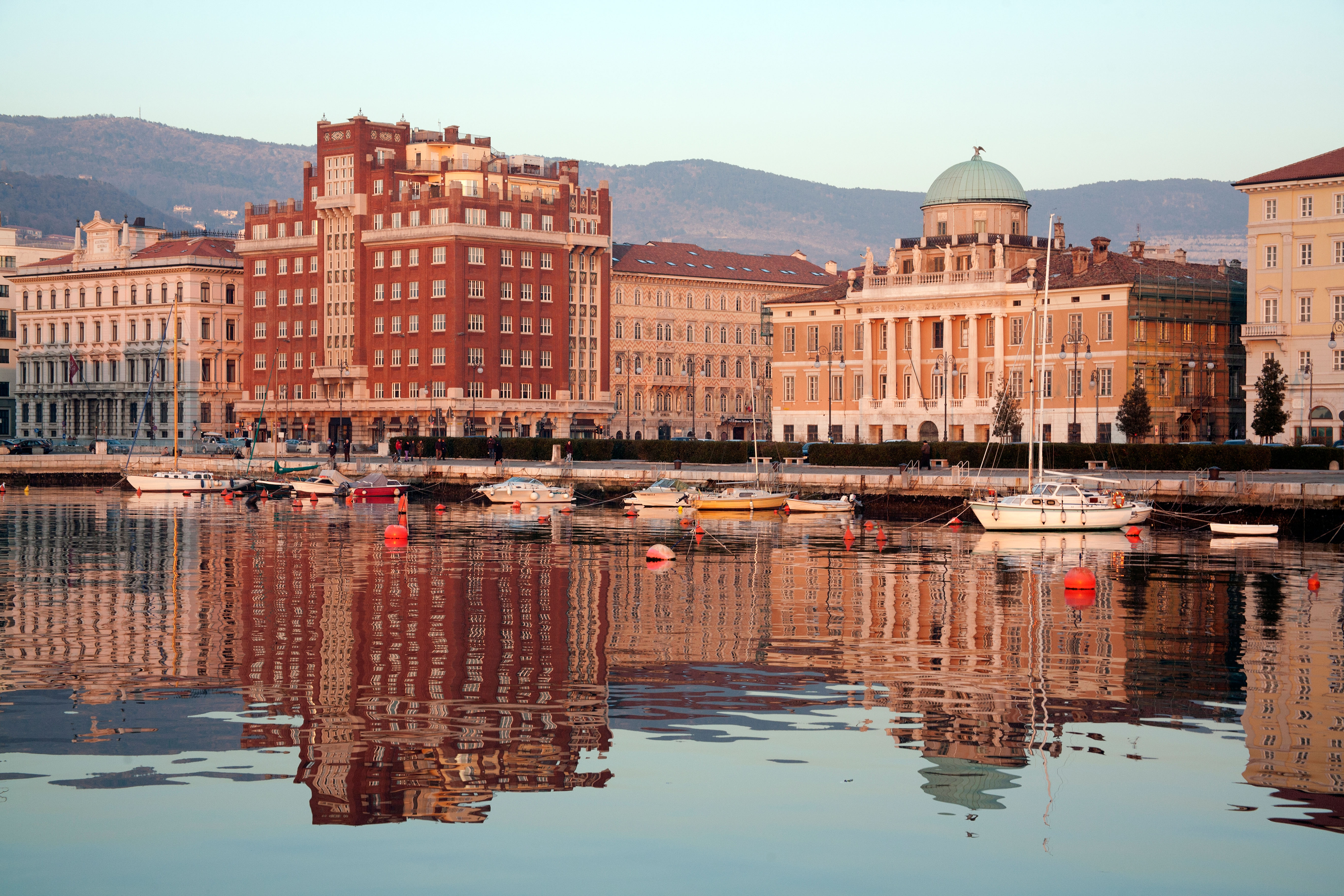 Trieste is located in the northeastern corner of the Adriatic