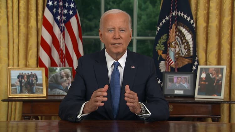 President Biden addresses the nation: Best way forward is to pass the torch to a new generation