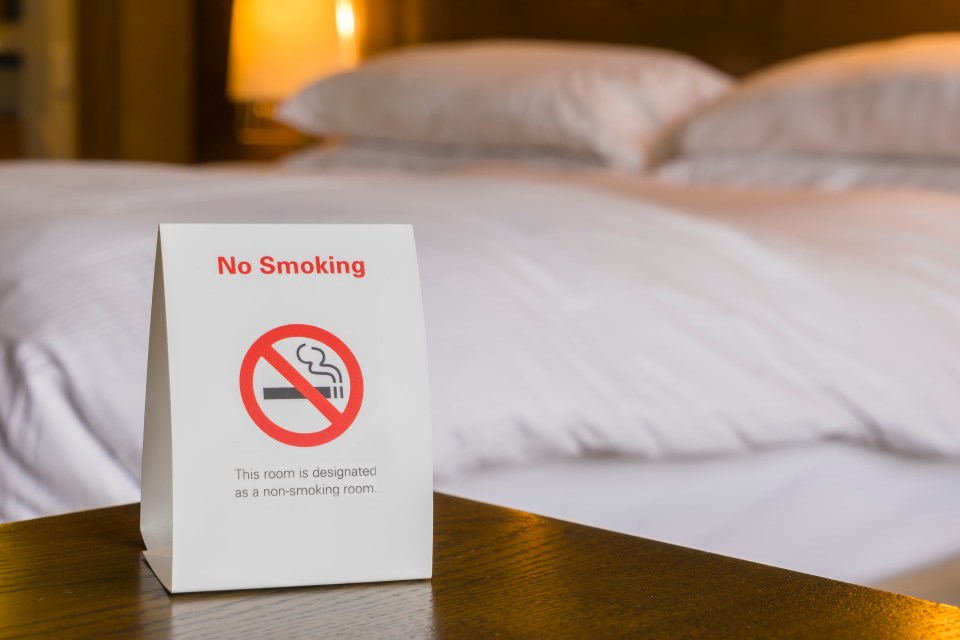 You could be slapped with a hefty fine for not reporting if you room smells of smoke