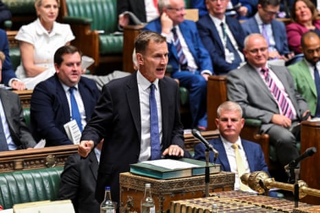 Jeremy Hunt in the Commons yesterday.