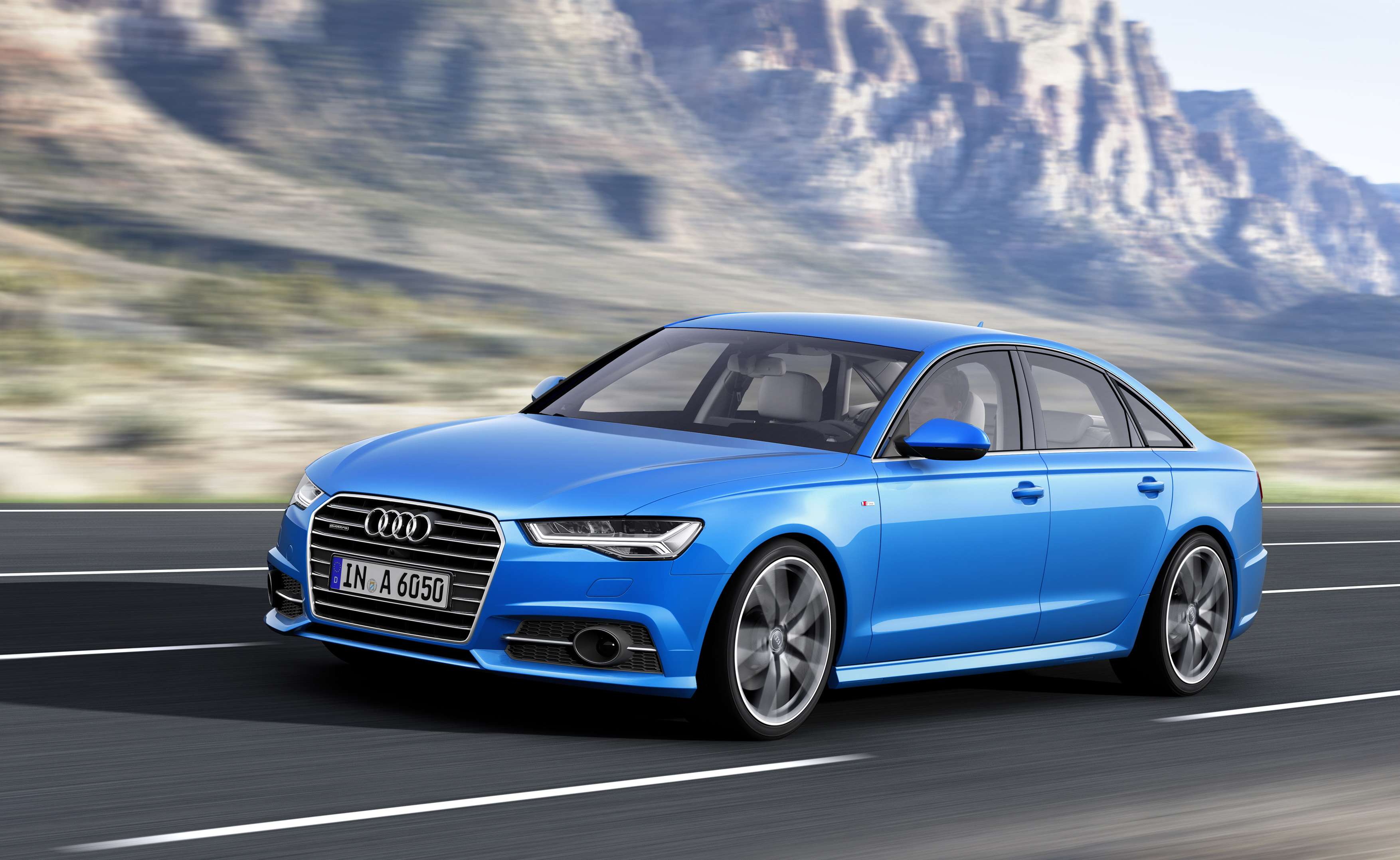 The new Audi A6 is expected to debut this afternoon (stock image)