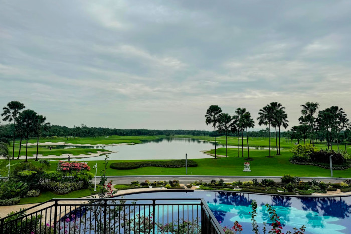 View of the Forest City golf course