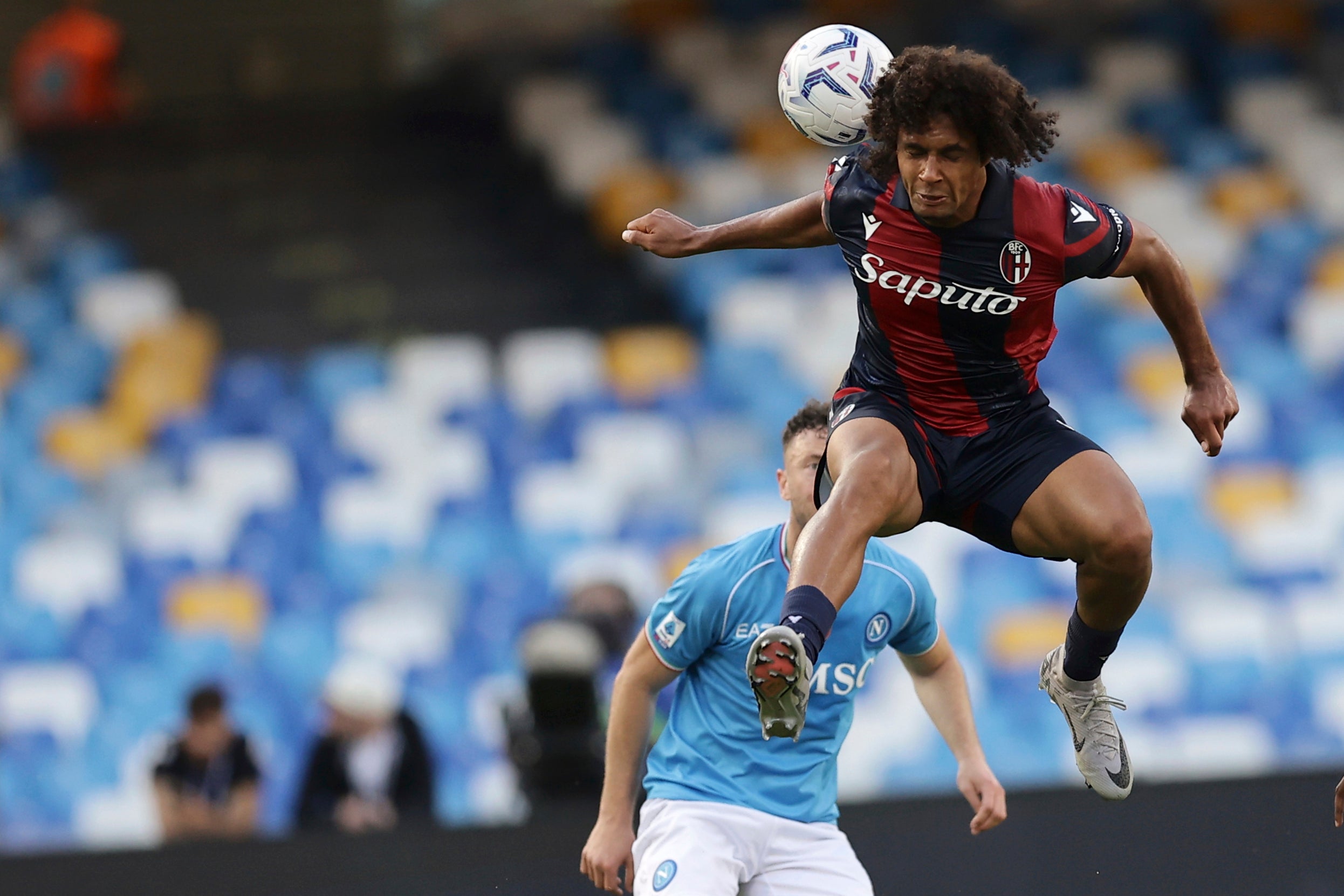 Joshua Zirkzee impressed for Bologna this season