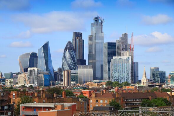 City of London urban skyline