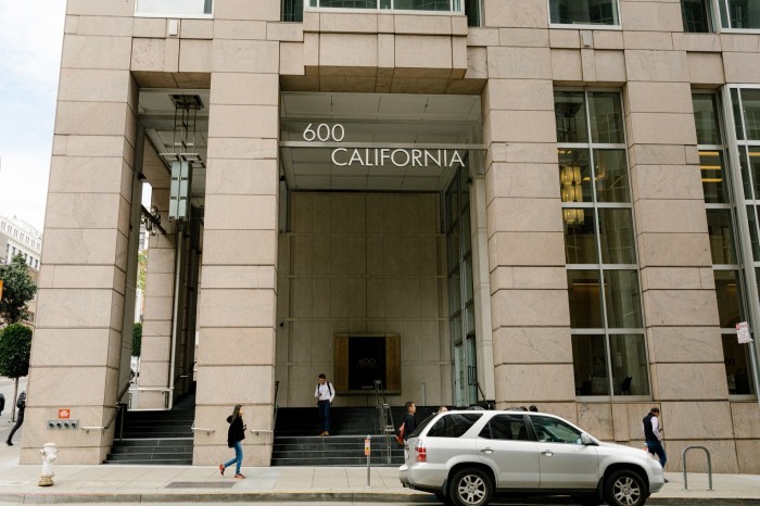 600 California Street in San Francisco 