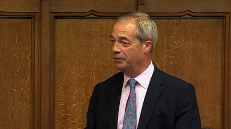 Nigel Farage claims in first Commons speech that John Bercow tried to 'overturn' Brexit  – video