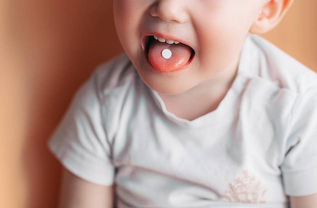 The tablet measures just 2 mm across — barely the width of a peppercorn — and contains the commonly used drug enalapril (Stock image)