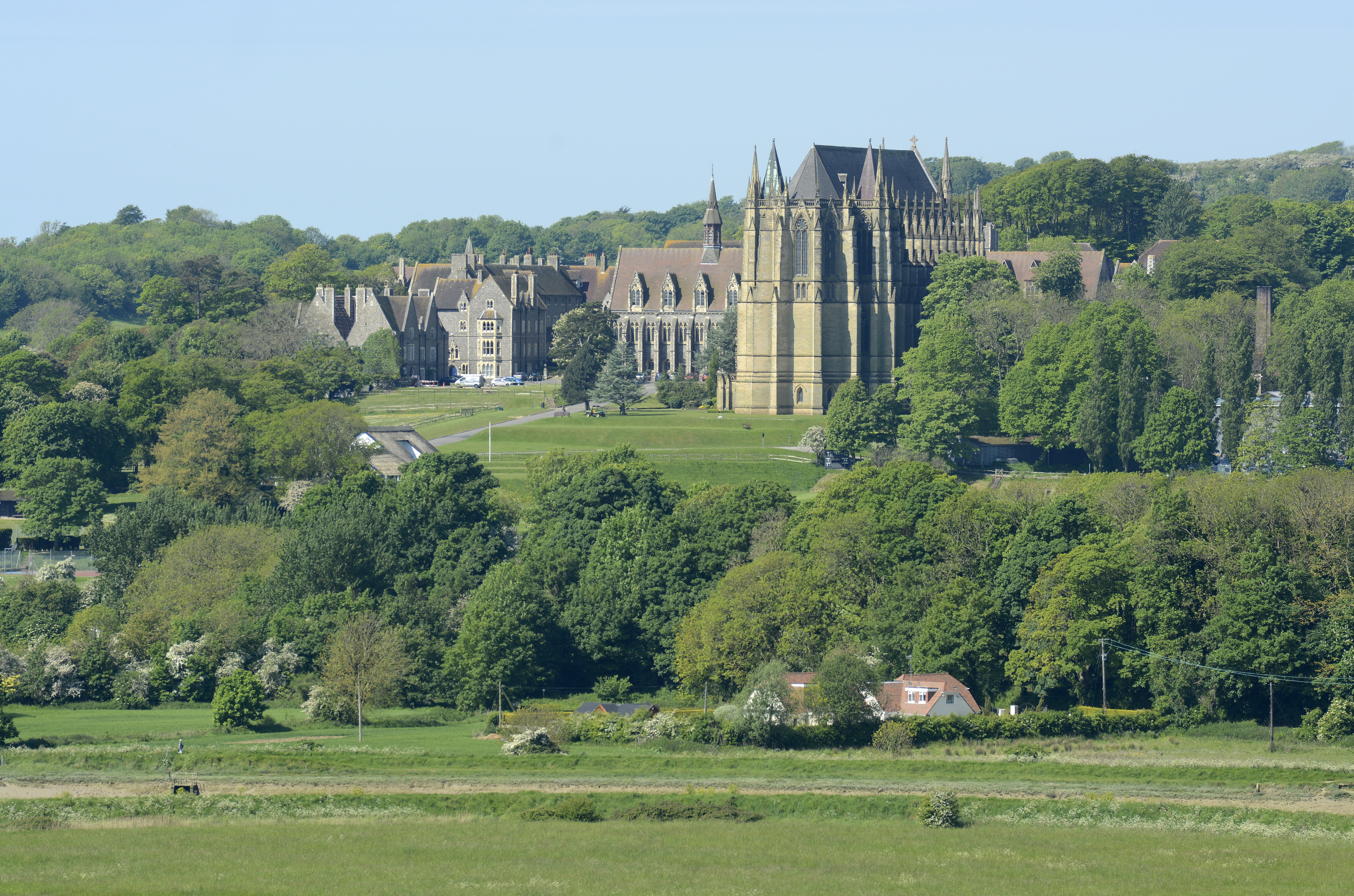 Lancing College Chapel is a popular place to visit