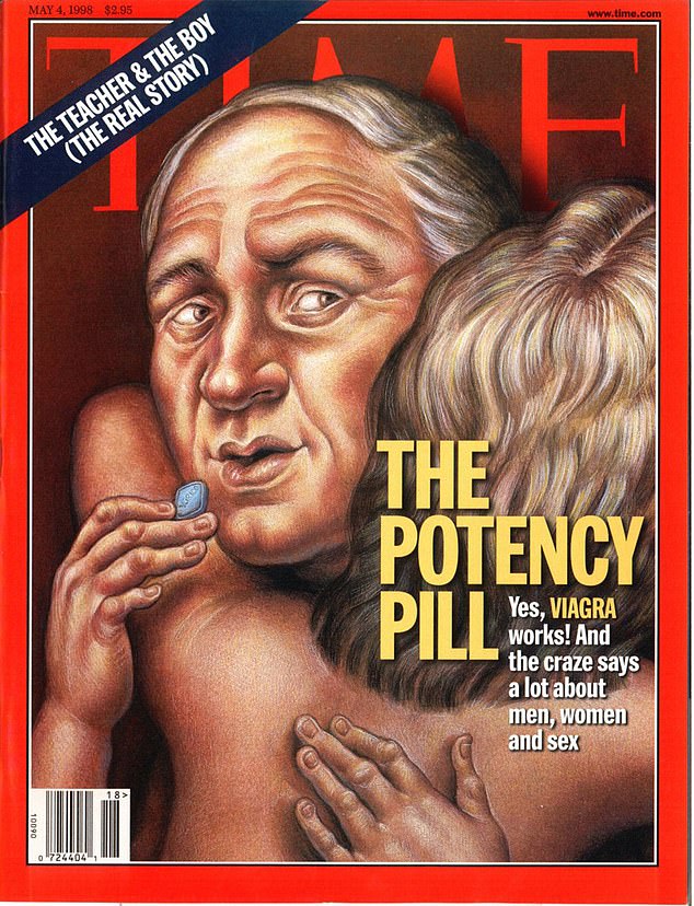 Viagra hit the shelves in 1998 and featured on the cover of Time magazine