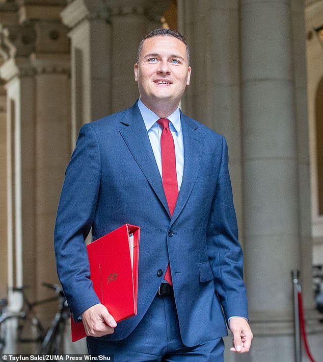 BMA representatives have previously met with Health Secretary Wes Streeting (pictured)