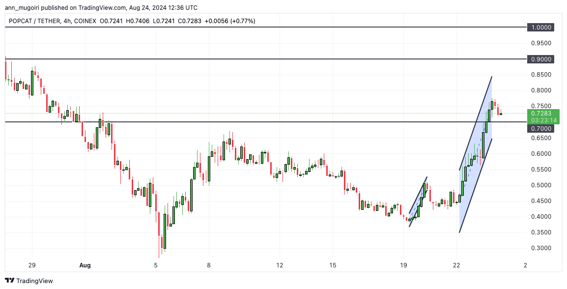 WIF, POPCAT, FLOKI Set For 100% Gains as Bitcoin Nears $70K Amid Market Rally