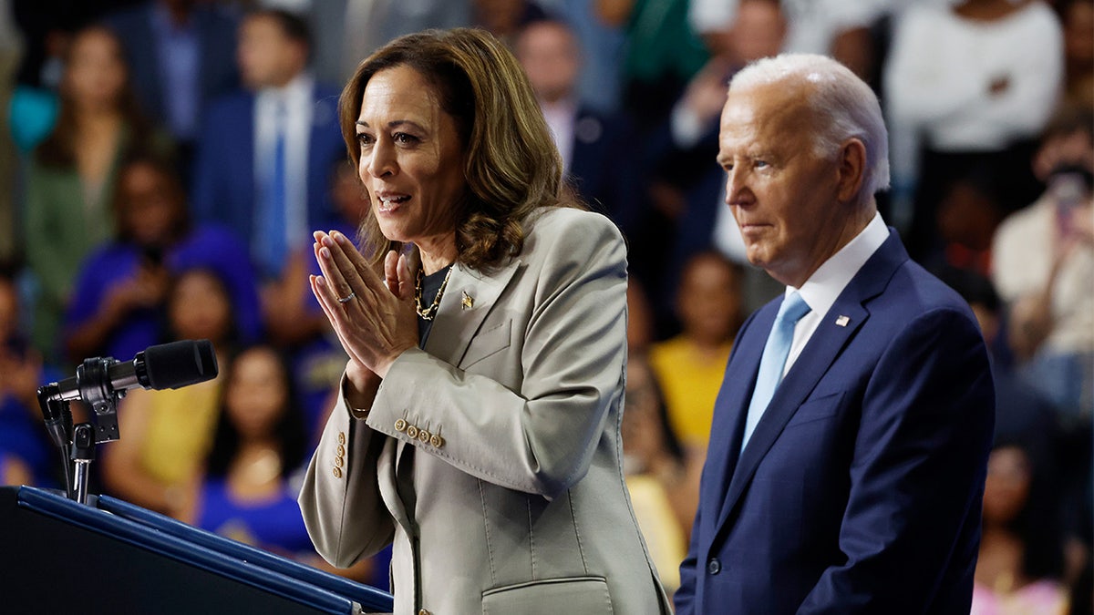 Kamala Harris and Joe Biden