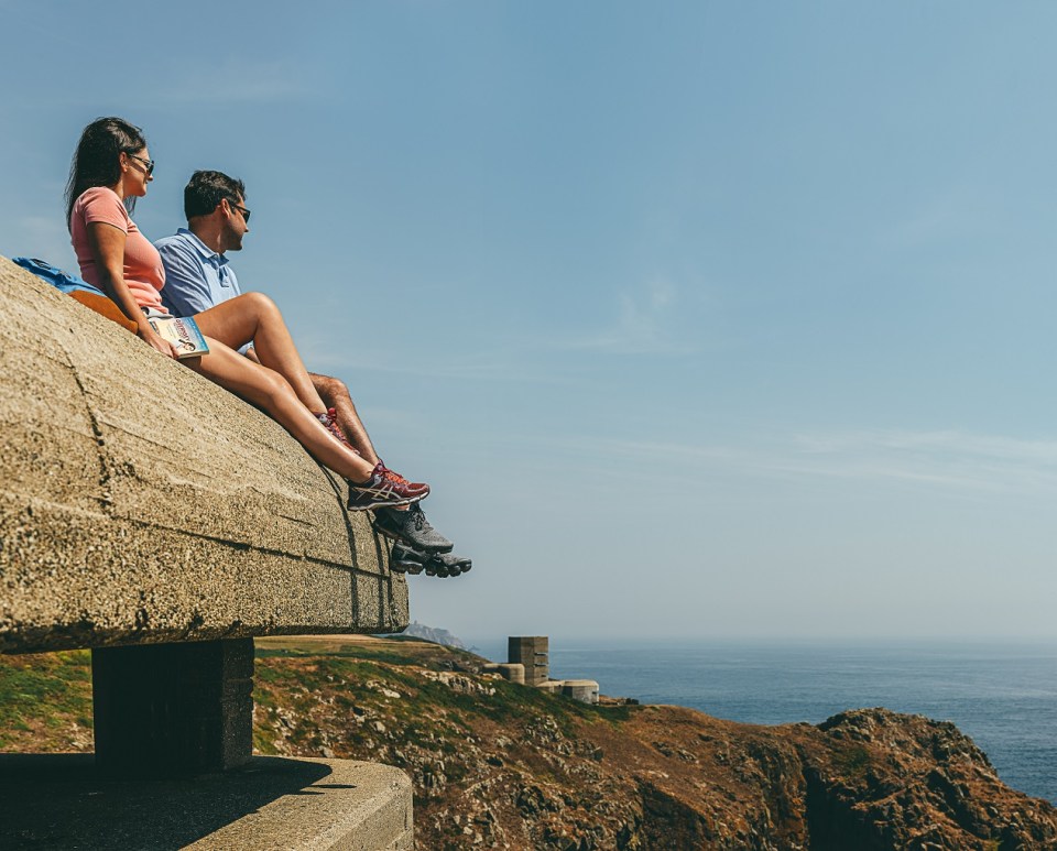 Enjoy clifftop views in Guernsey