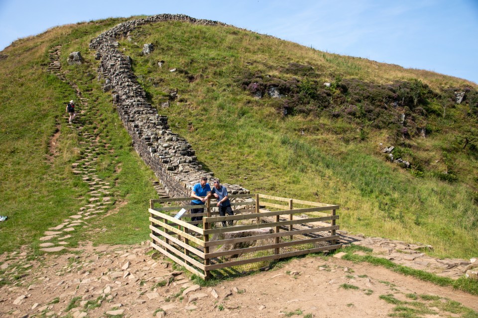 Hadrian's Wall spans for 84 miles