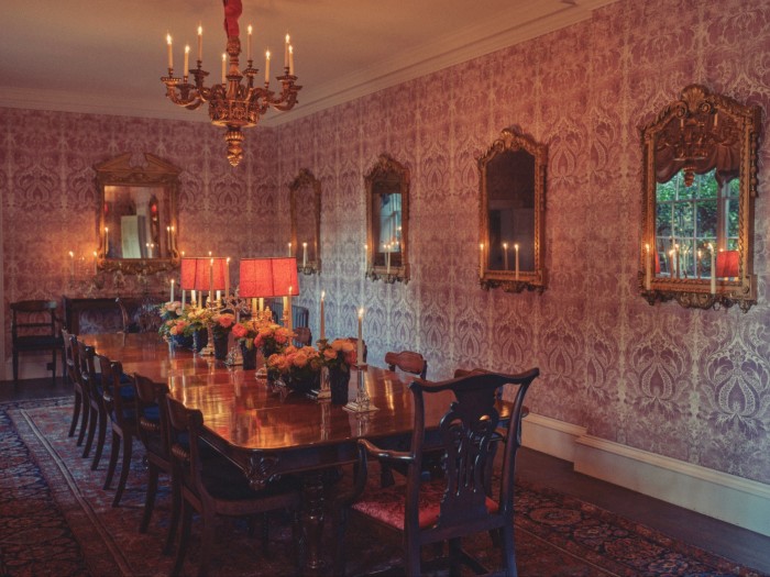 The dining room at Stud House