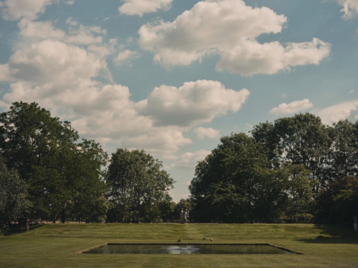 The pond and grounds at Stud House