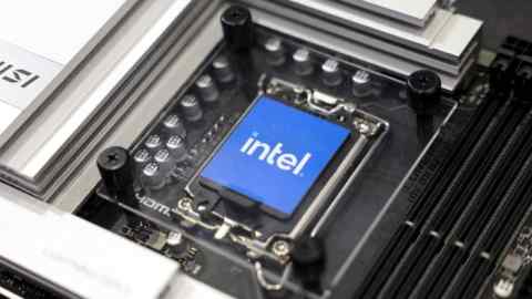 An Intel chip