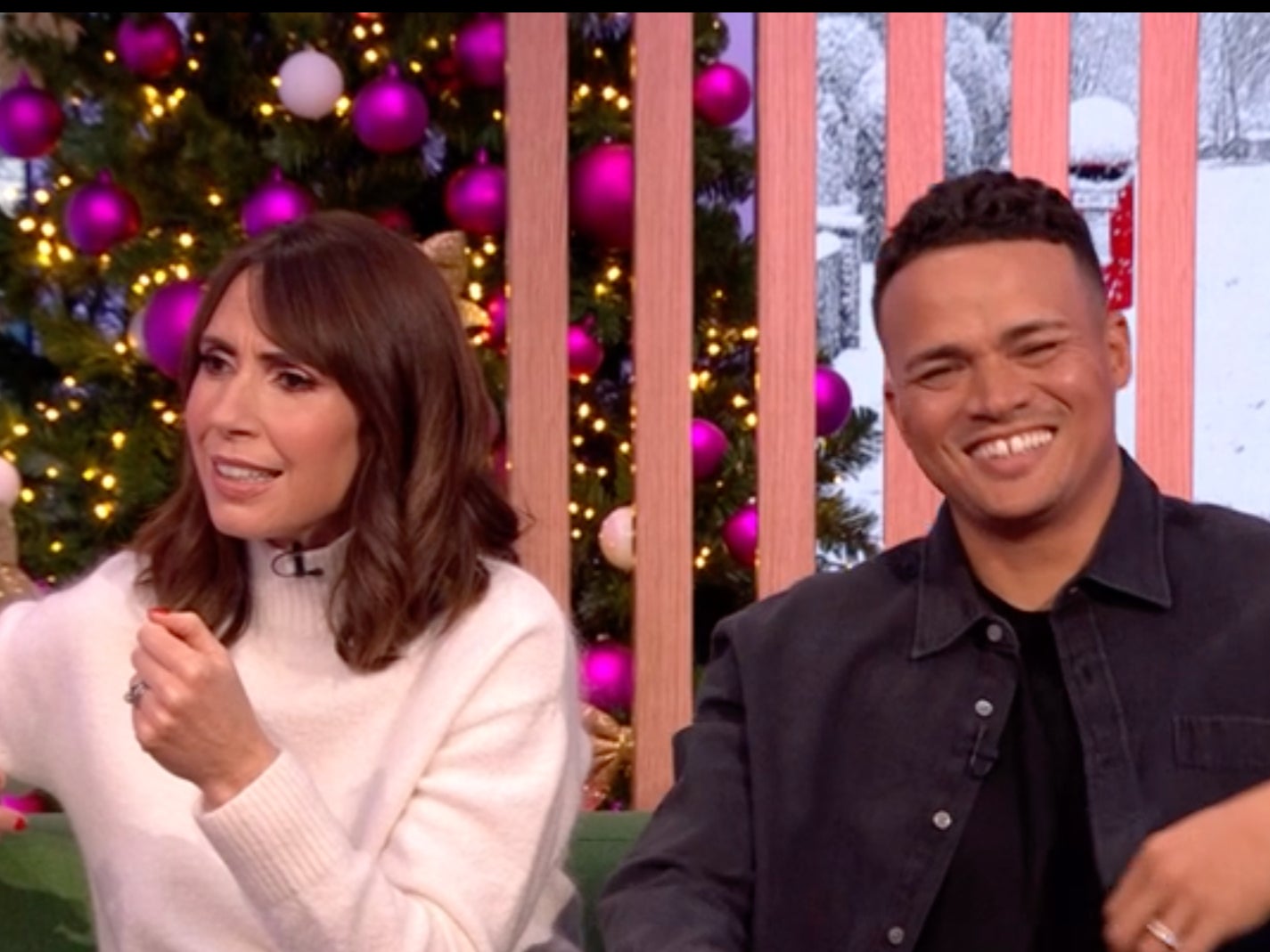 Jenas on The One Show with Alex Jones