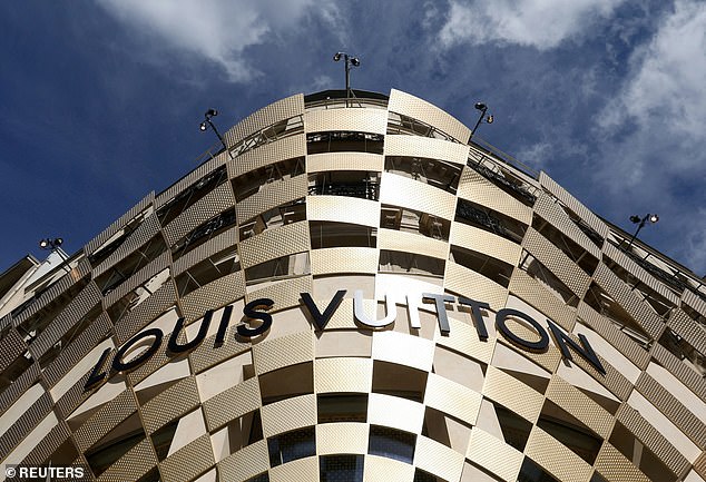 Losses: LVMH, the world’s largest luxury conglomerate, whose brands include Givenchy, Celine, Stella McCartney and Louis Vuitton, has haemorrhaged £81bn in a year