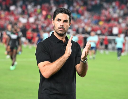 Arsenal manager Mikel Arteta