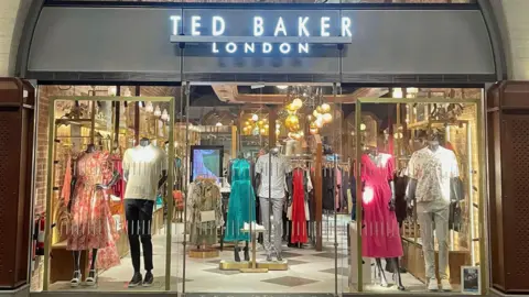 PA A Ted Baker storefront in London