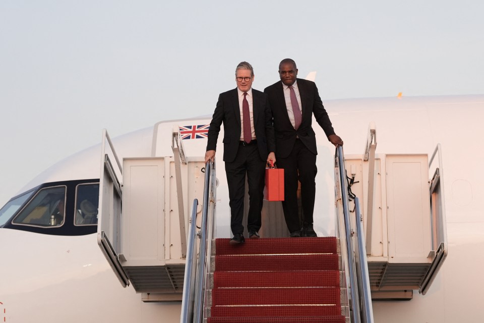 The PM is being joined on the trip by Foreign Secretary David Lammy