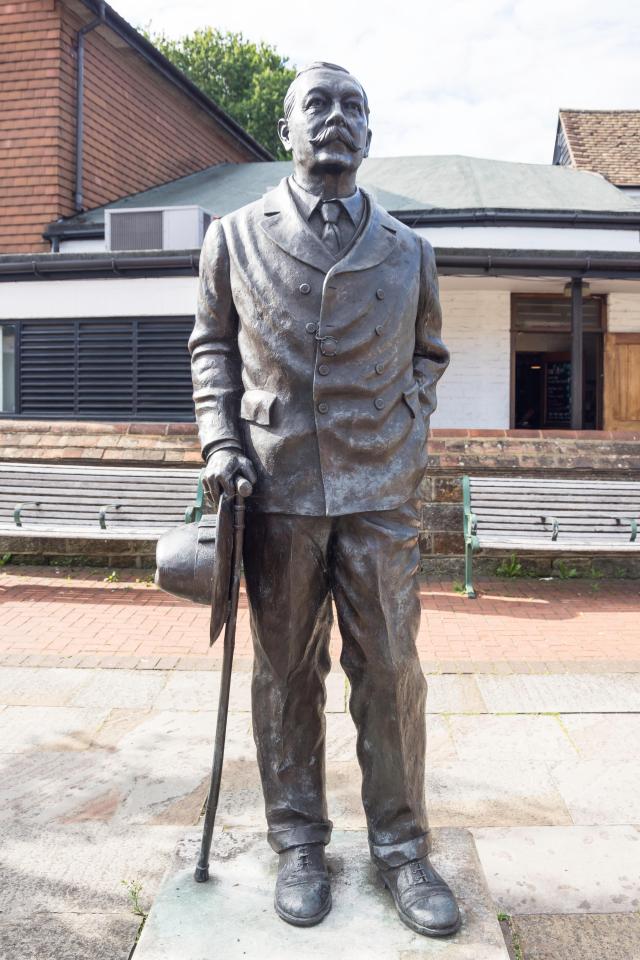 Crowborough's most famous resident was Scottish writer Sir Arthur Conan Doyle and a statue of him now stands in the town