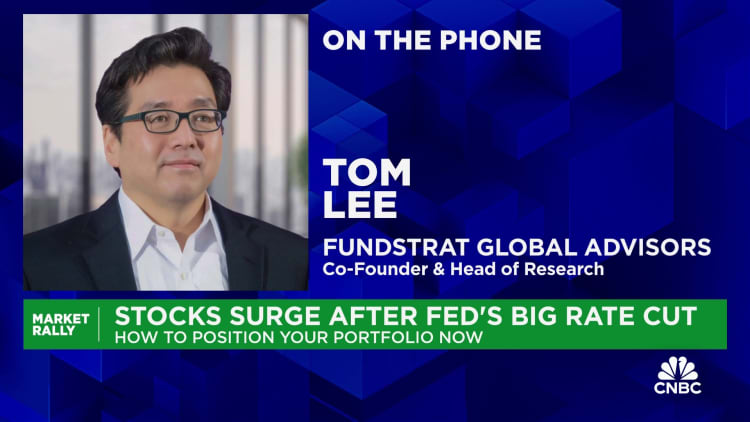 Fundstrat's Tom Lee on where investors should be positioned right now