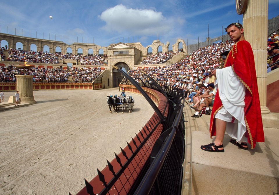 Puy du Fou Park in France is one of two existing sites in Europe