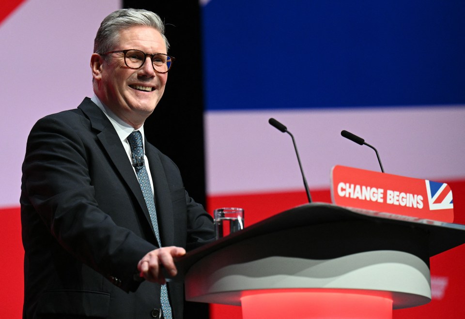 Sir Keir Starmer delivers his keynote speech at Labour Party conference