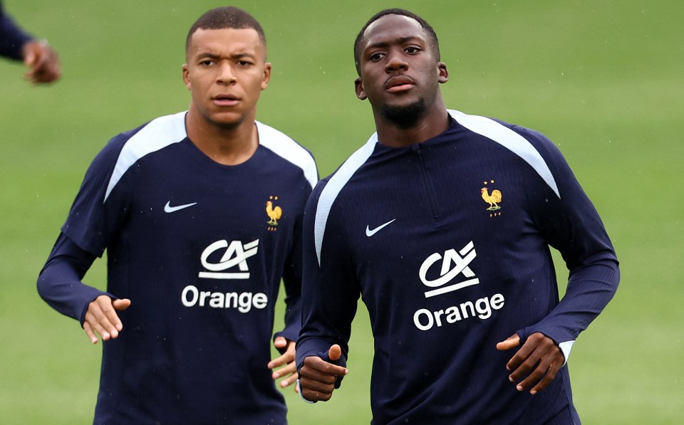 Kylian Mbappe and Youssouf Fofana are preparing to face Italy