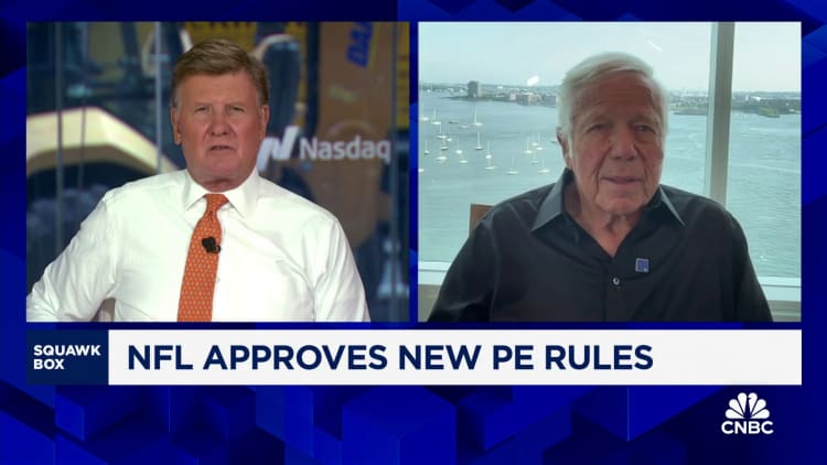 Robert Kraft on new NFL PE rules: Allows us to grow and build our asset