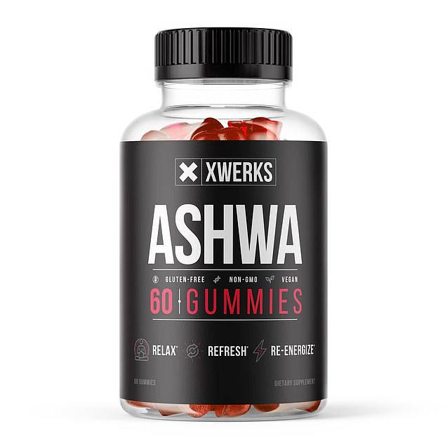 A bottle of ashwagandha gummies. The popular health supplement is being investigated by food officials over concerns it may harm the liver and thyroid.