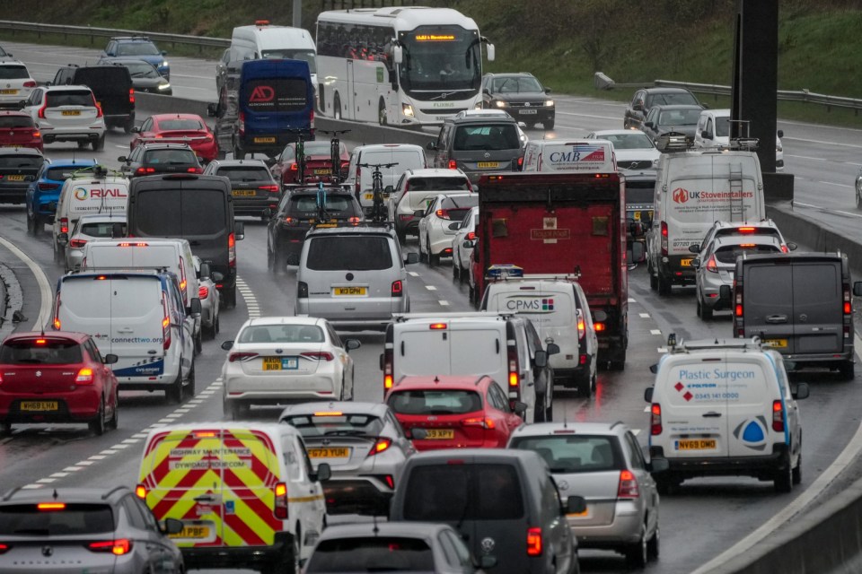 On average, road users lose three hours and 20 minutes stuck in traffic each month