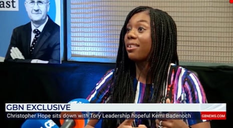 Kemi Badenoch interviewed on GB News