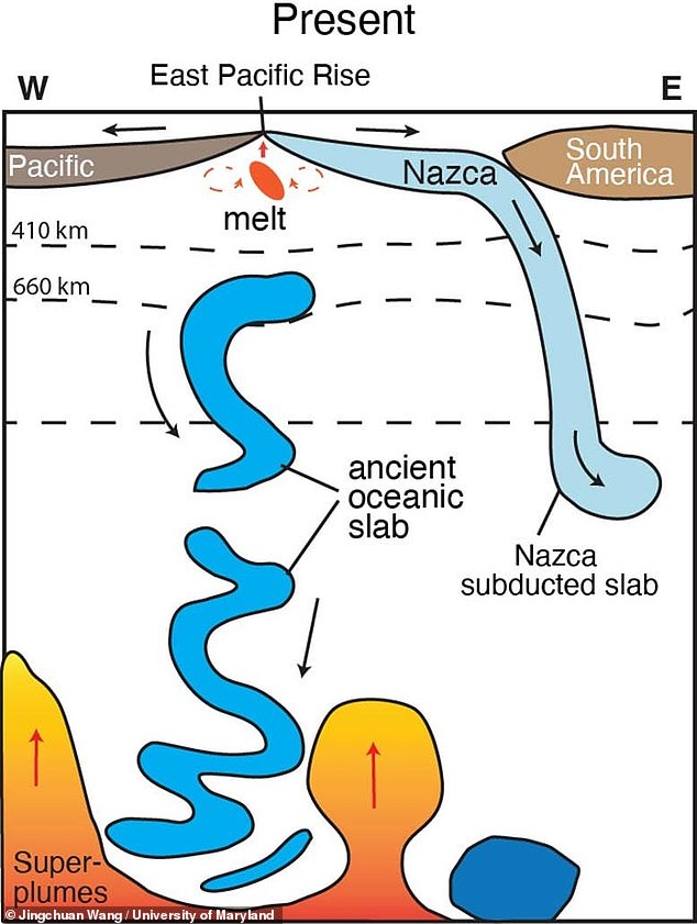 The team suggested the seafloor was a piece of an ancient tectonic plate that broke off 250 million years ago and sank to the bottom of the Pacific Ocean, creating a new seafloor