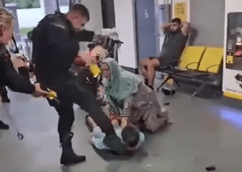 A viral clip from July 23 sparked outrage after showing an officer kicking the man in the head